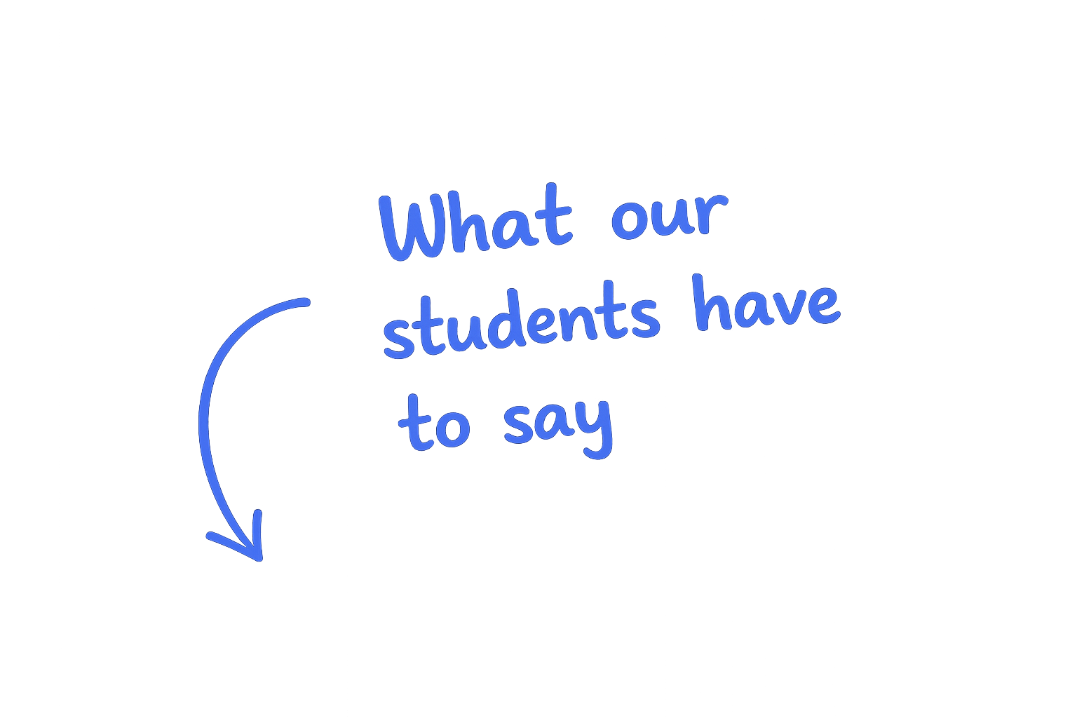 What our students have to say