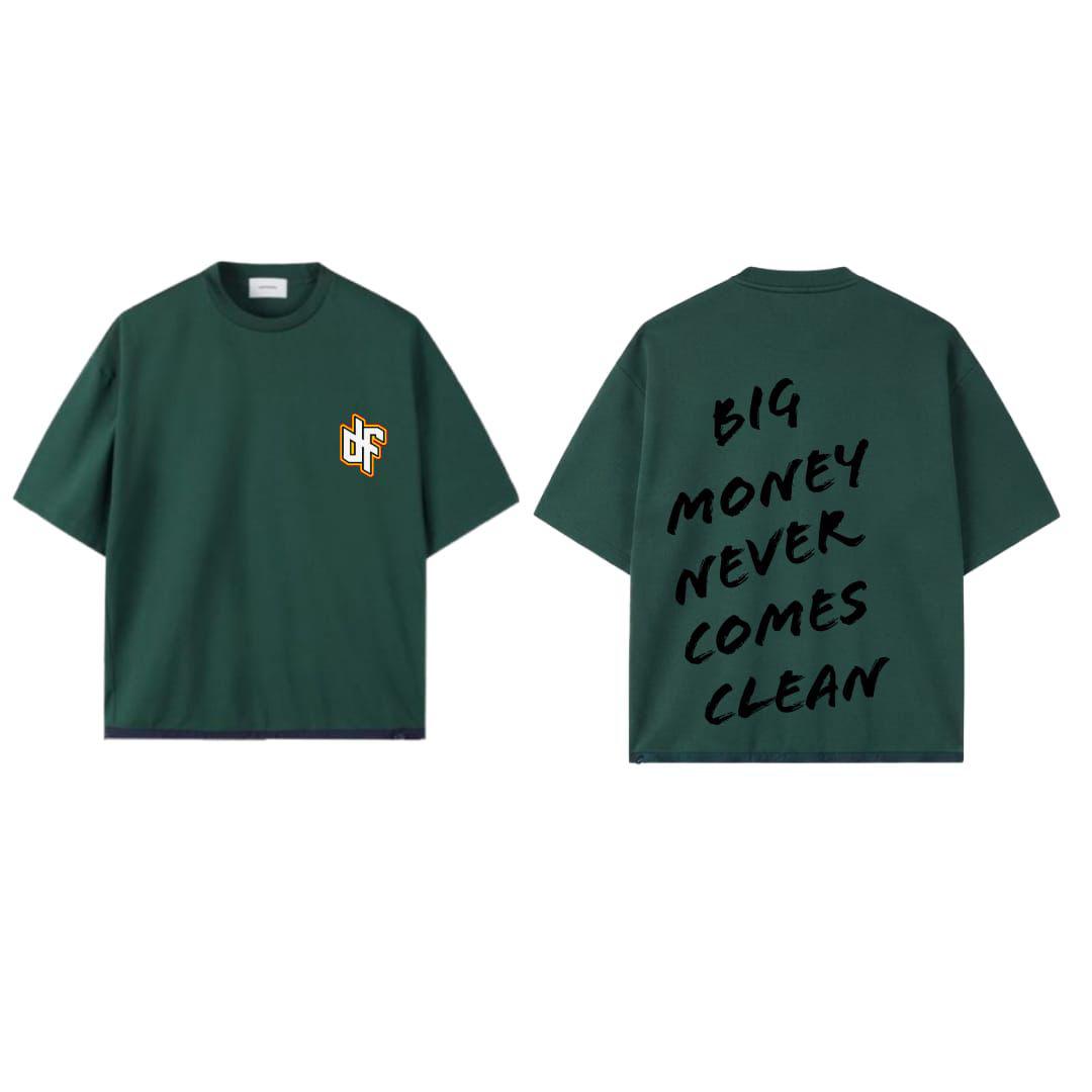 DENFILUX green money never comes clean tee