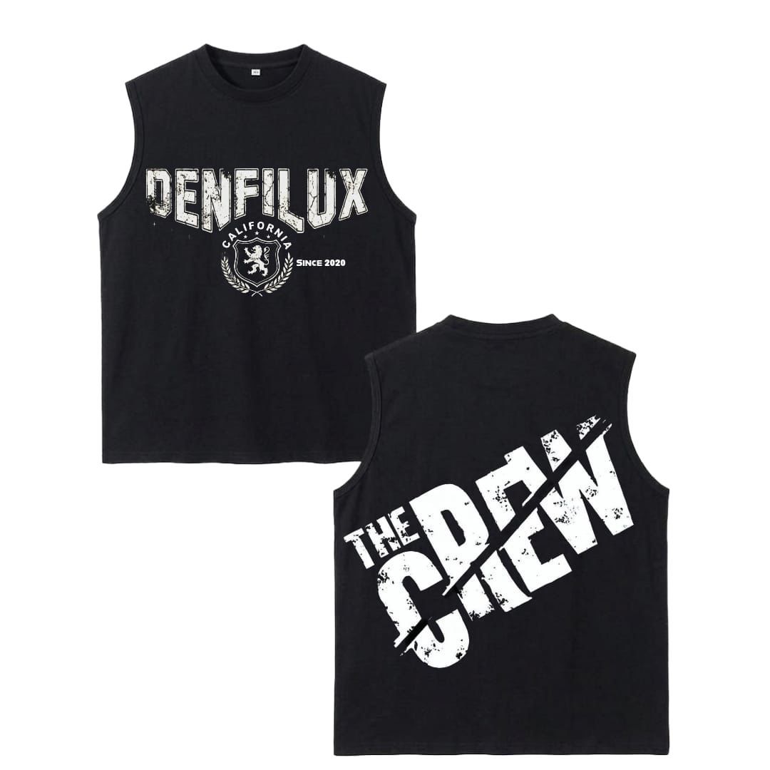 DENFILUX black sleeveless shirt