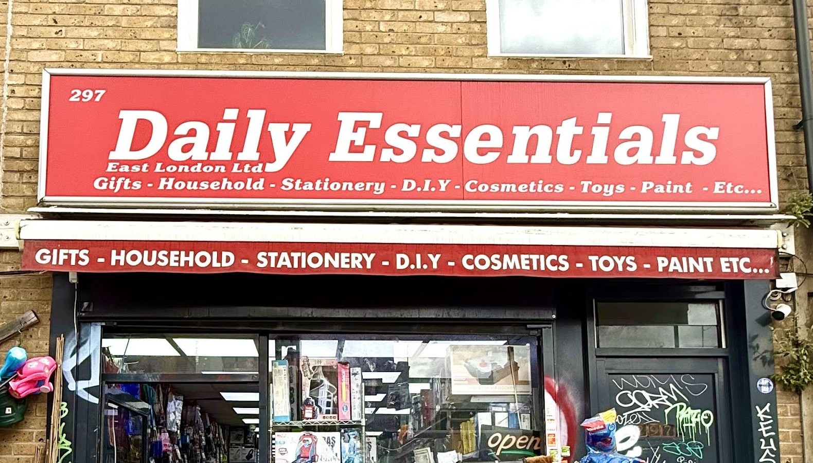 Daily Essentials East London Storefront