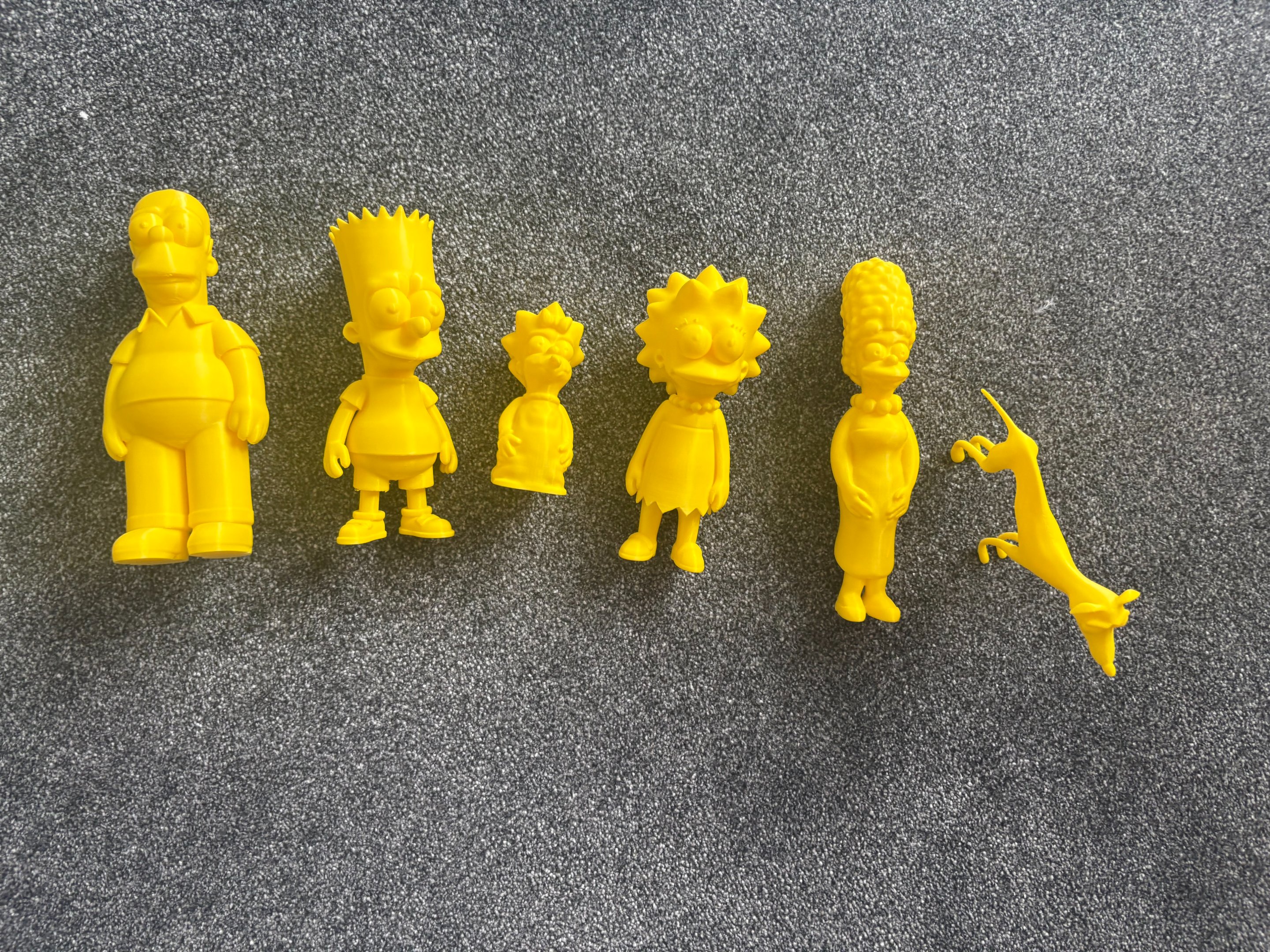 Simpsons yellow character set 1