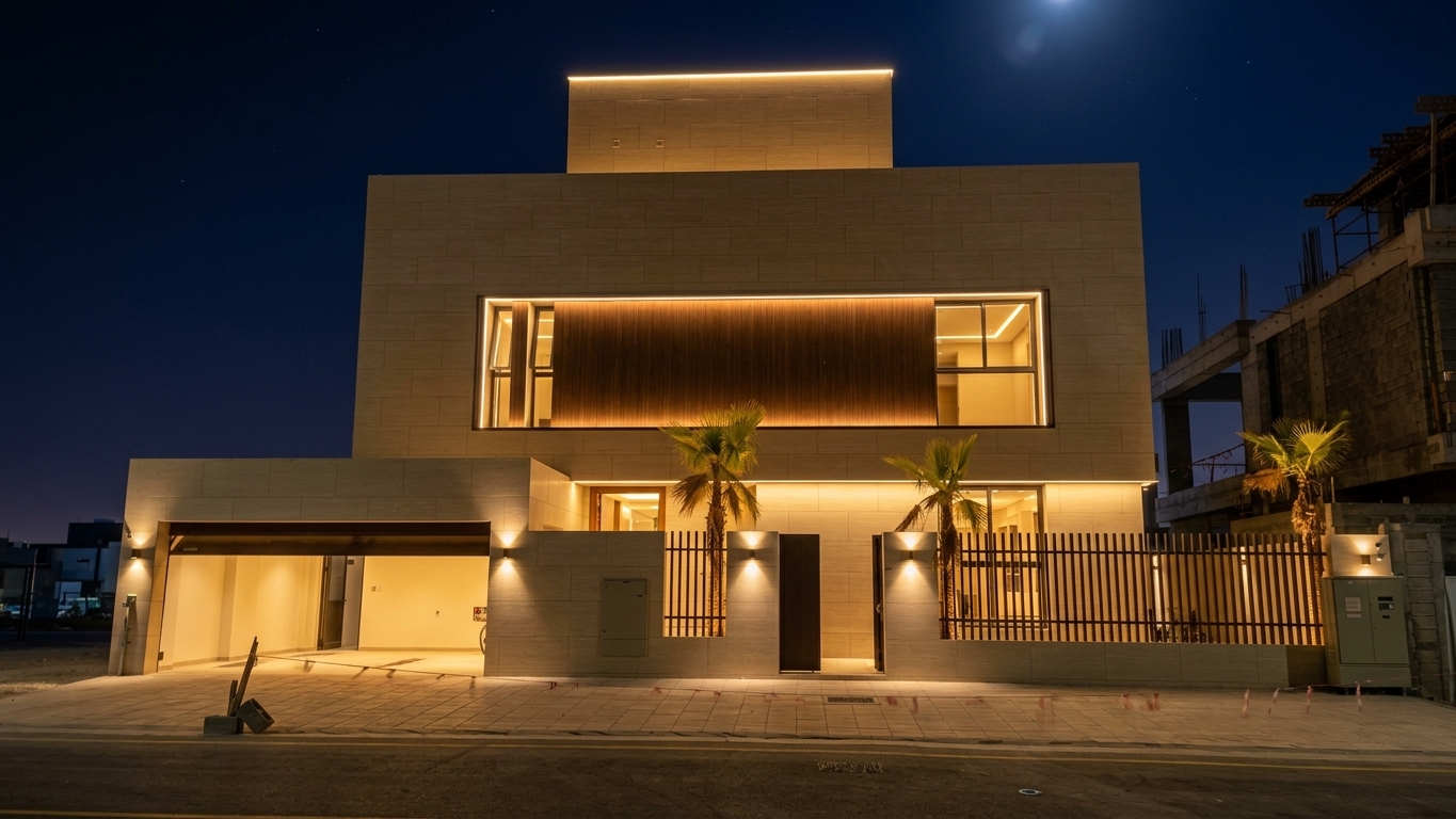 Luxury villa exterior sample photo